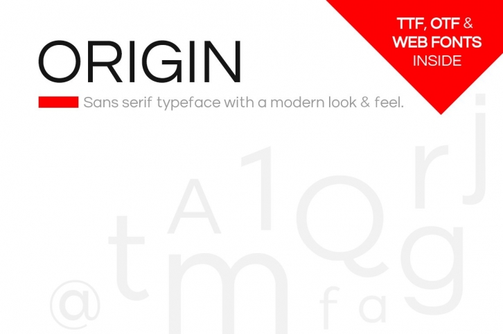 ORIGIN Font Download