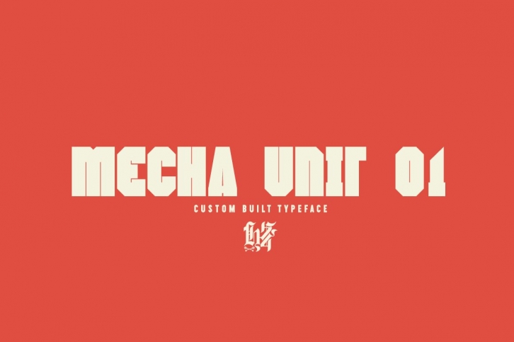 Mecha Unit 01 Font Download