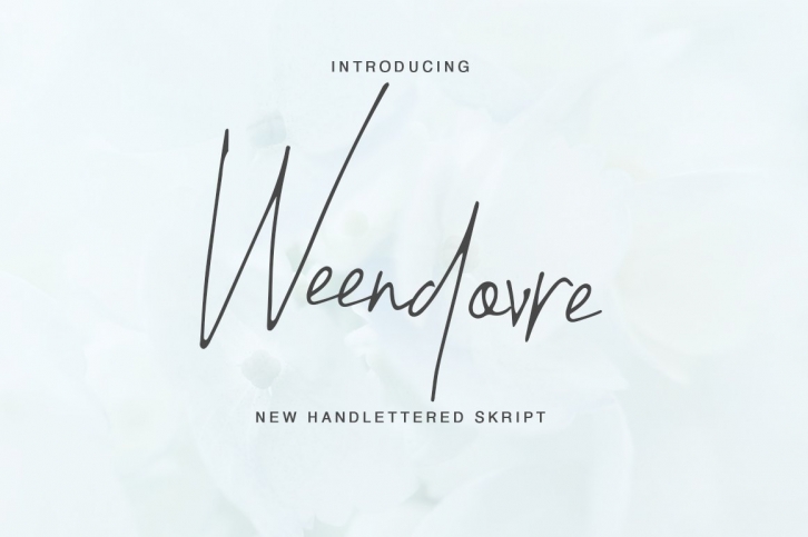 Weendovre (90% off) Font Download