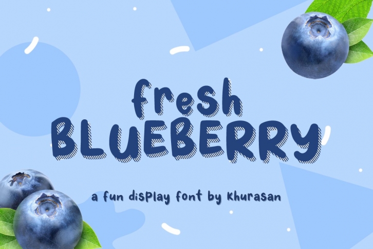 Fresh Blueberry Font Download