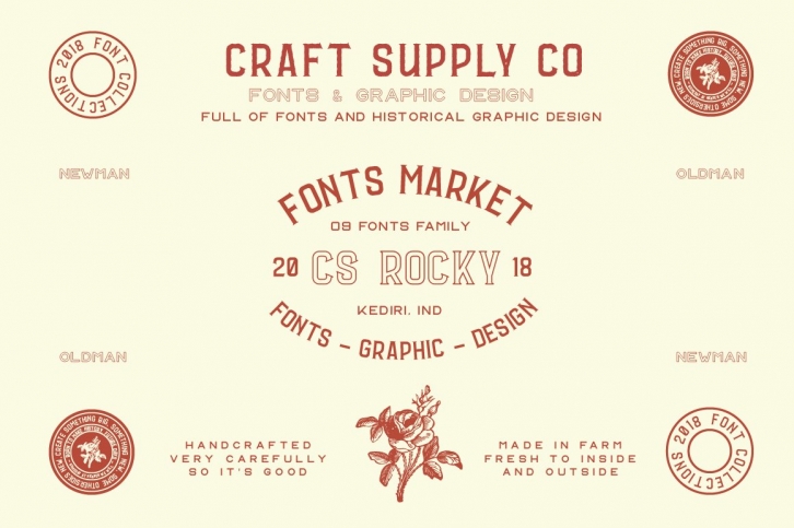 CS Rocky + Extras Font Download