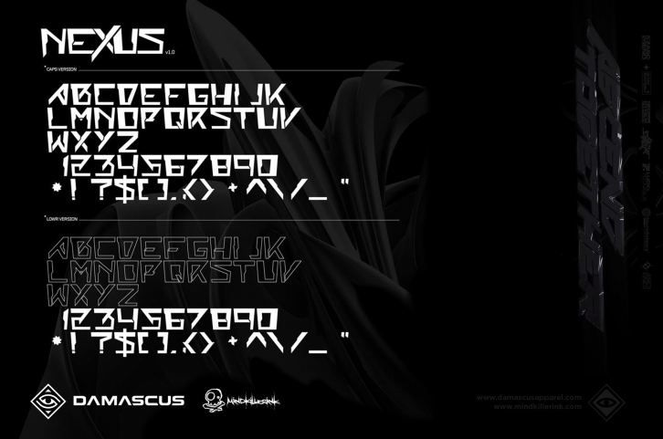 Nexus font ( DMCS x MKI ) Font Download