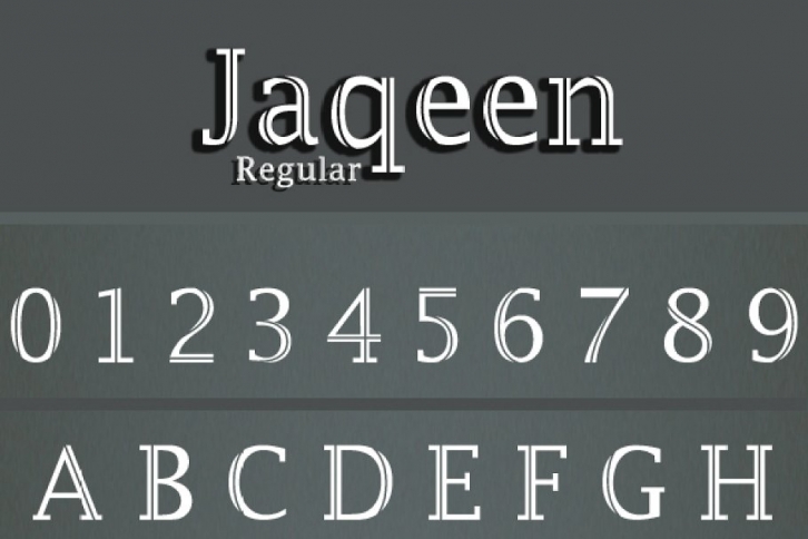 Jaqeen Regular  Italic Font Download