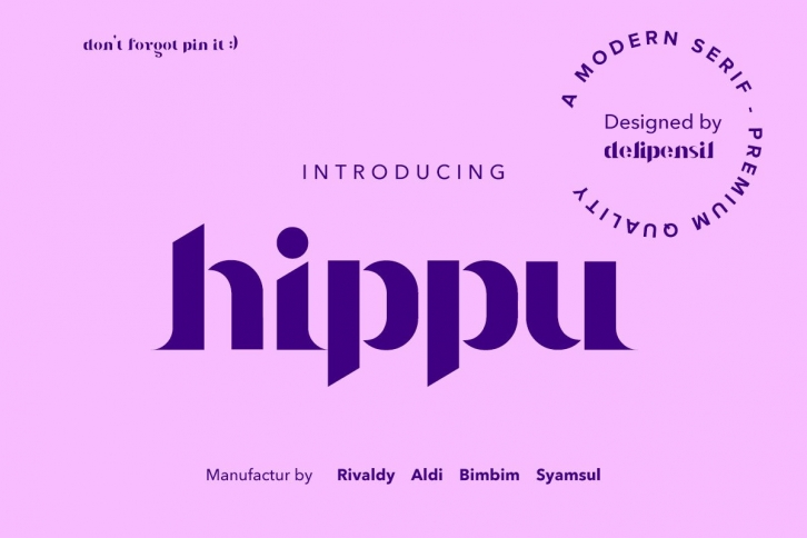Hippu Medium Font Download