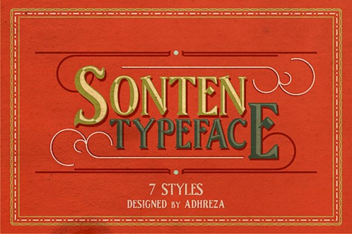 Sonten Typeface Font Download