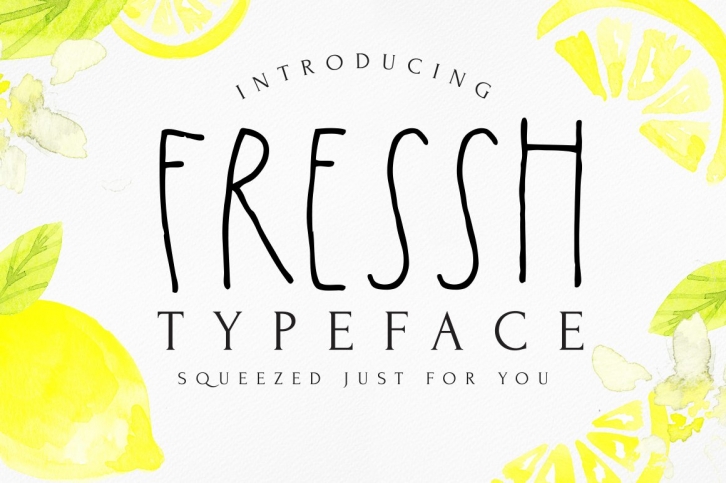 FRESSH typeface Font Download