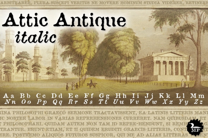 Attic Antique (family) Font Download