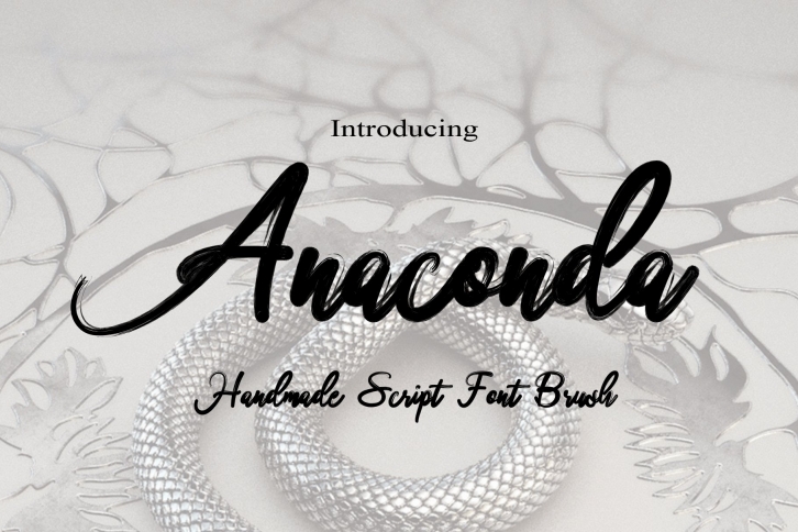 Anaconda Script Brush Font Download