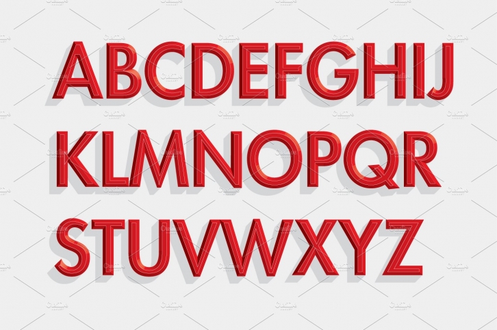 3d font/typeface Font Download