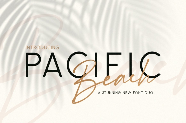 Pacific Beach Duo Font Download