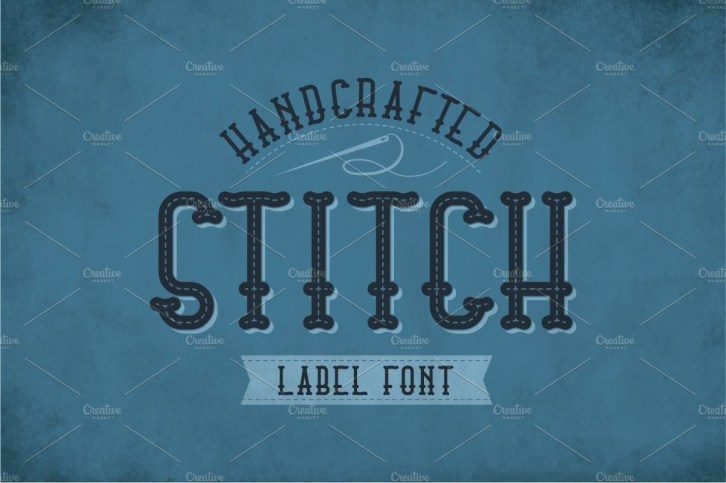 Stitch Vintage Label Typeface Font Download