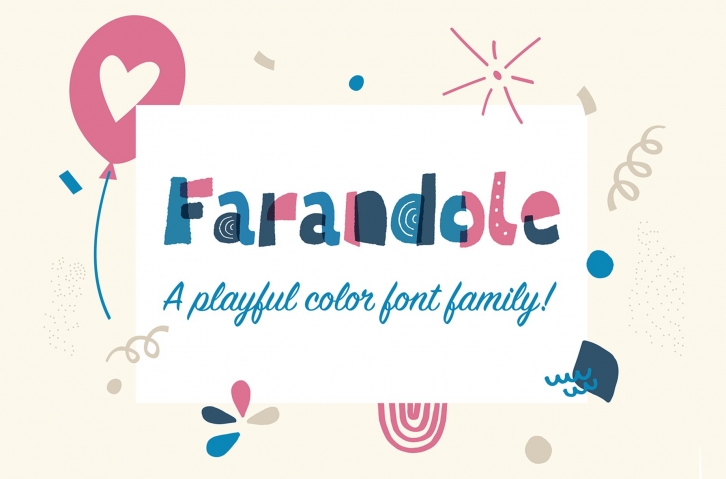 Farandole Family (3 styles) Font Download