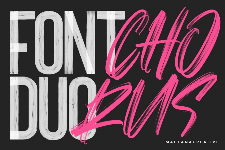 Chorus SVG Brush Font Download