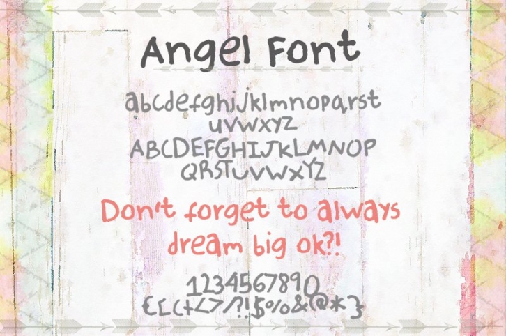 Angel Handwritten Font Download