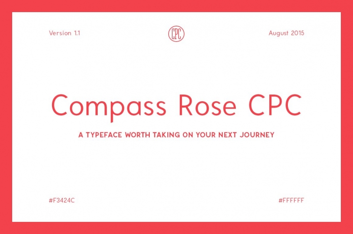 Compass Rose CPC Font Download