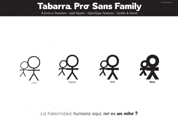 Tabarra Pro Sans Family Font Download