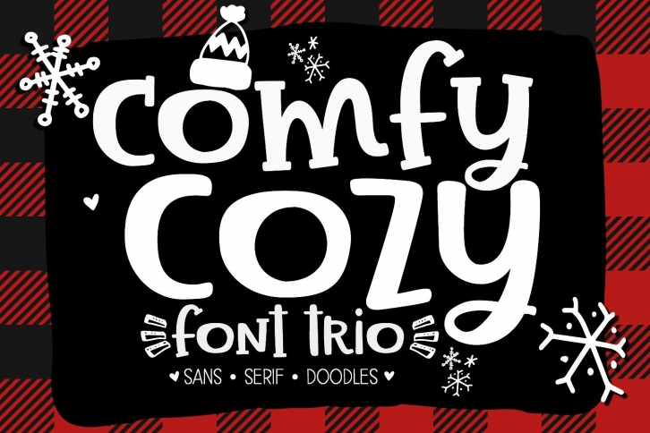 Comfy Cozy Trio Font Download