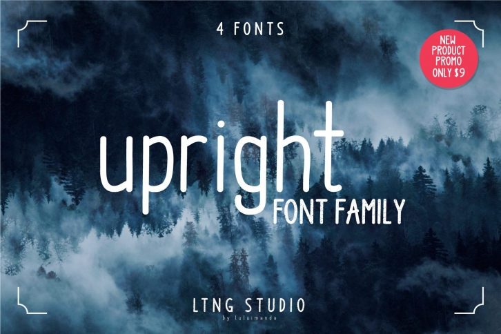 Upright font family Font Download
