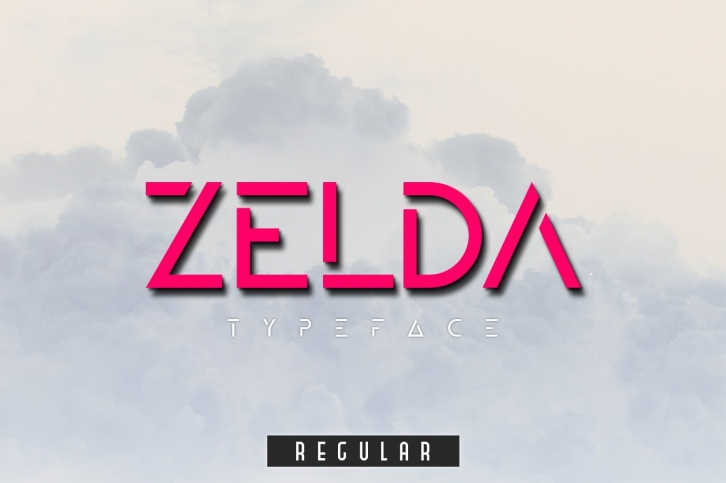 ZELDA typeface (REGULAR) Font Download