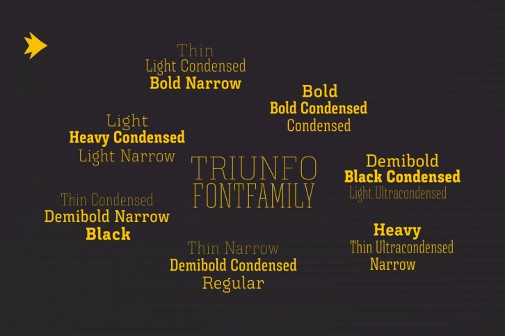 TriunfoFontFamily Font Download