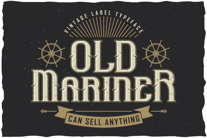 Old Mariner Label Typeface Font Download