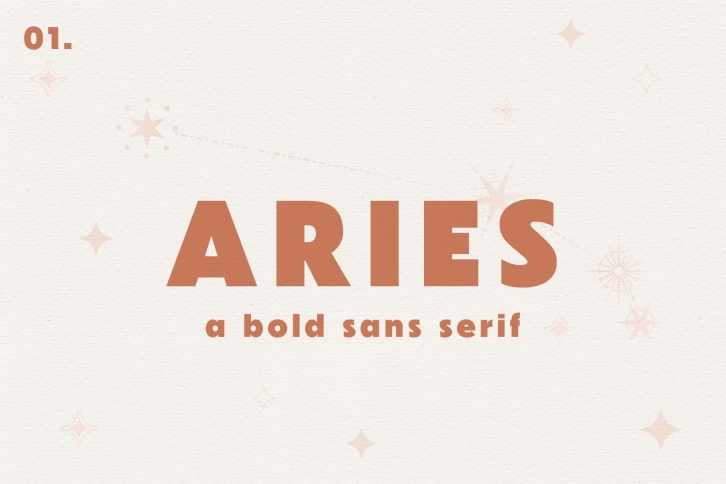 Aries // A Bold Sans Serif Font Download