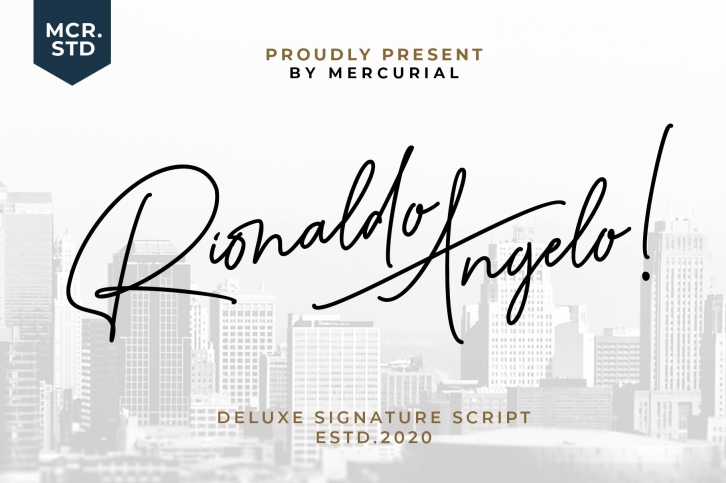 Rionaldo Angelo Signature Font Download