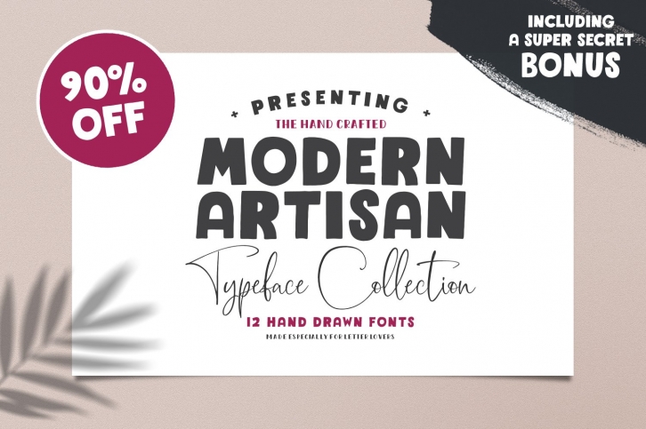 The Modern Artisan Collection Font Download