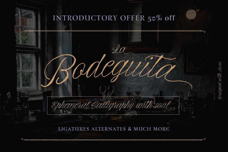 La Bodeguita 50% off Font Download