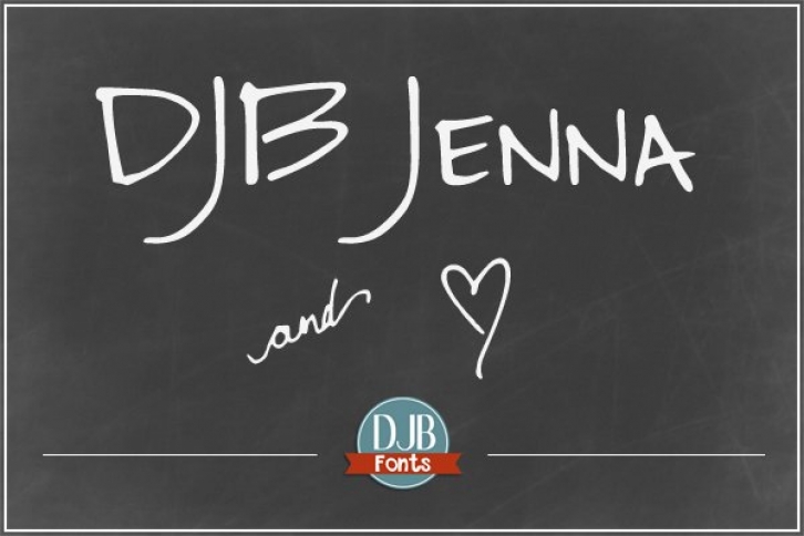 DJB Jenna Font Download