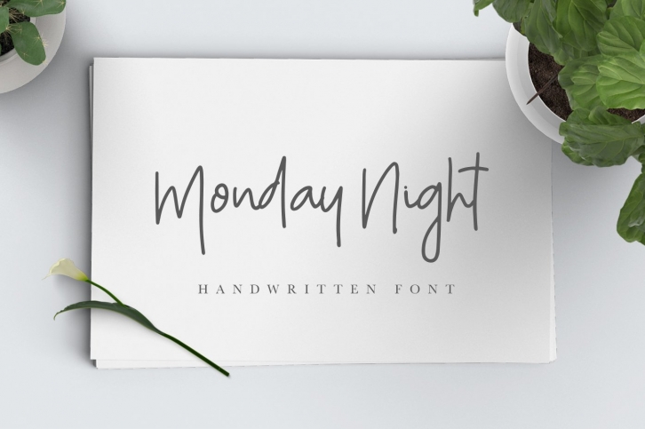 Monday Night Font Download