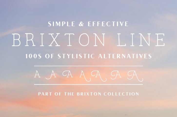 Brixton Line (+Stylistic Alts) Font Download