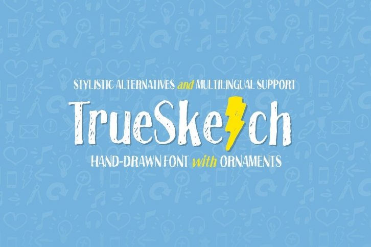 Truesketch + Bonus Ornament Font Download