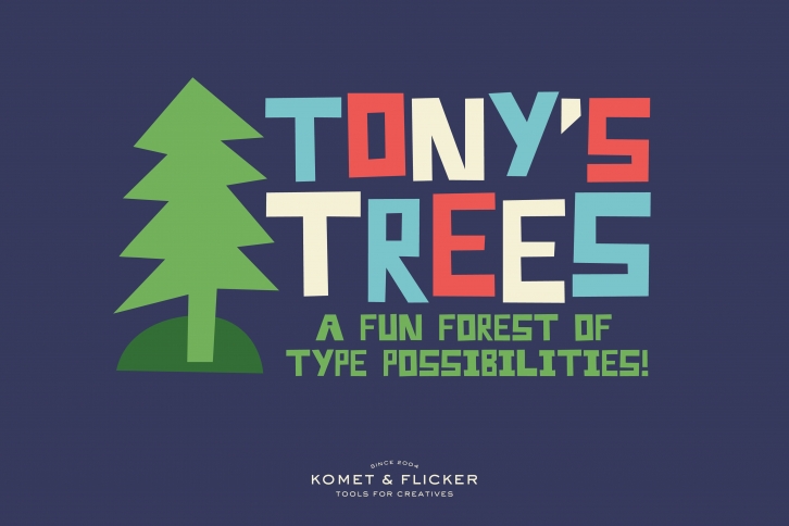 Tony's Trees Font Download