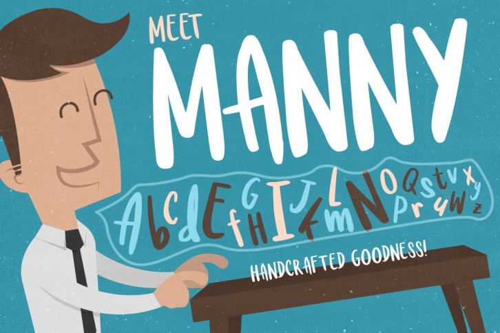 Meet Manny Typeface Font Download