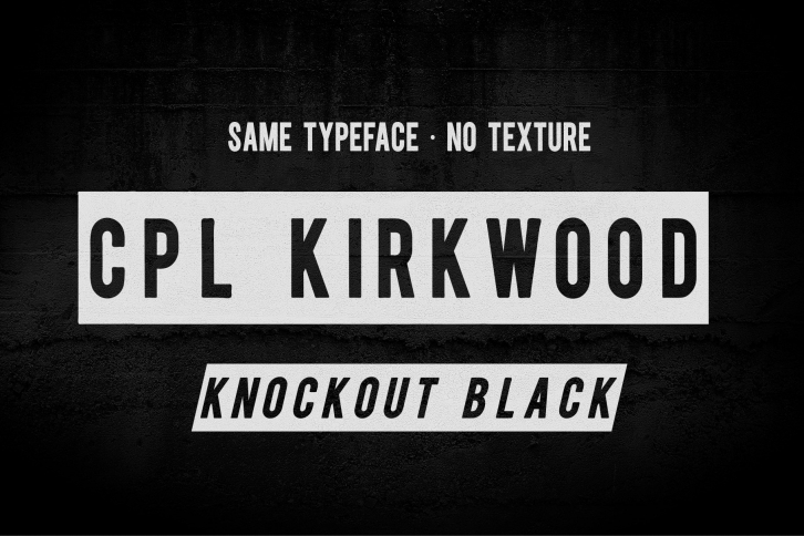 CPL KIRKWOOD SANS KNOCKOUT Font Download
