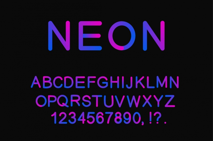 Modern vector font Font Download