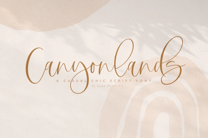 Canyonlands Script Font Download