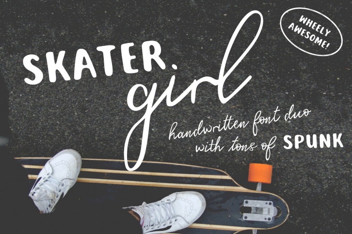 Skater Girl Duo Font Download