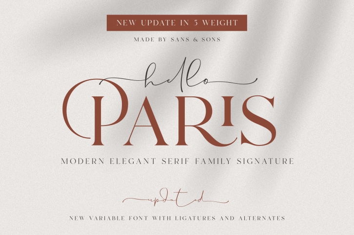 Hello Paris Font Download
