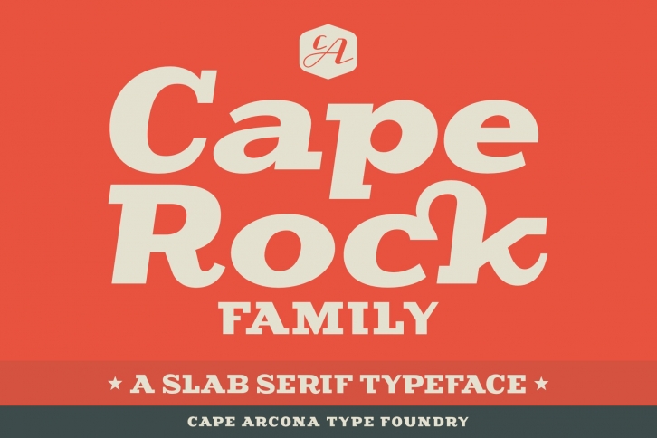 CA Cape Rock Font Download