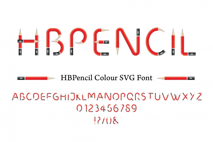 HBPENCIL SVG Font Download