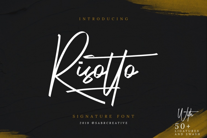 Risotto Signature Font Download