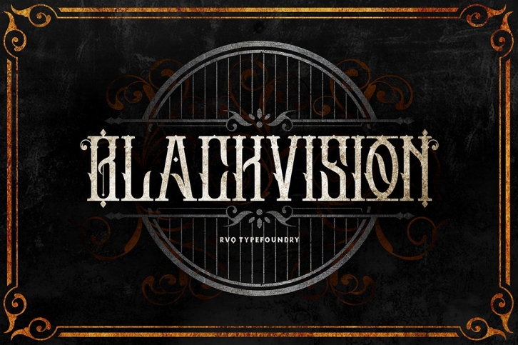 The Black vision (intro sale) Font Download