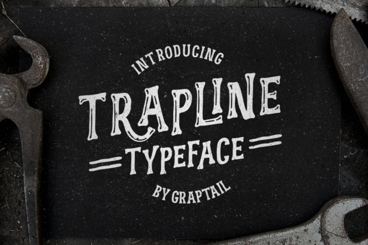 Trapline Typeface Font Download