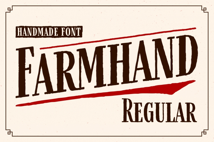 Farmhand Regular Font Download