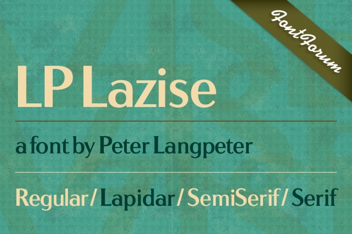 LP Lazise Volume Font Download