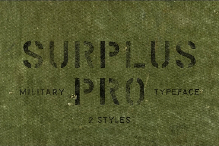 Surplus Pro Font Download