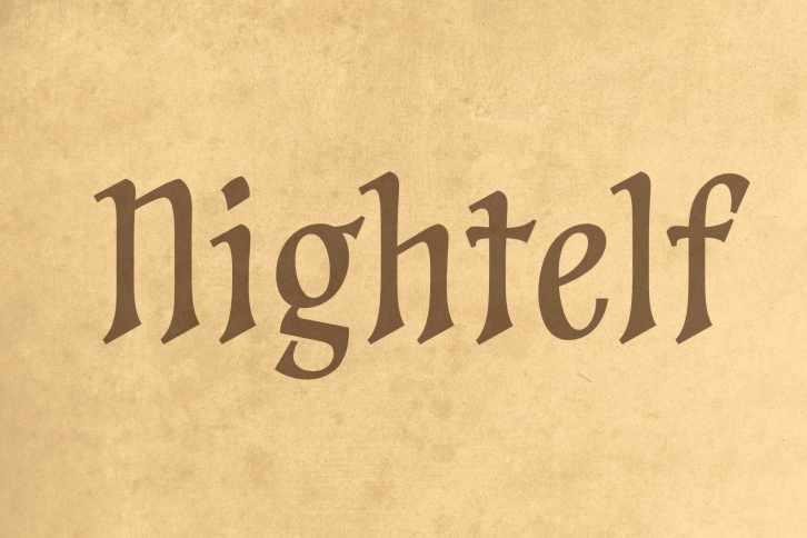 Nightelf Font Download