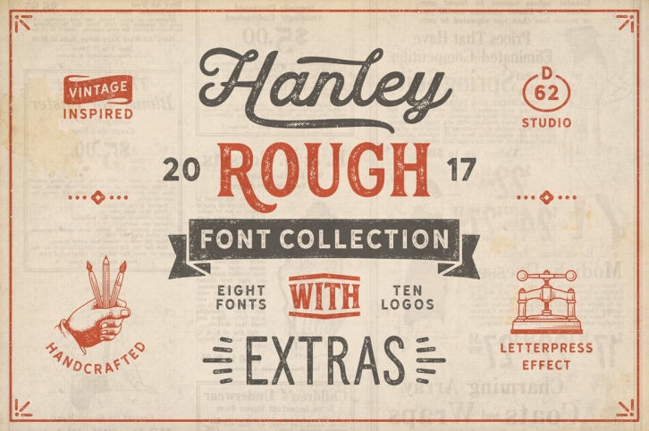 Hanley Rough Collection Font Download